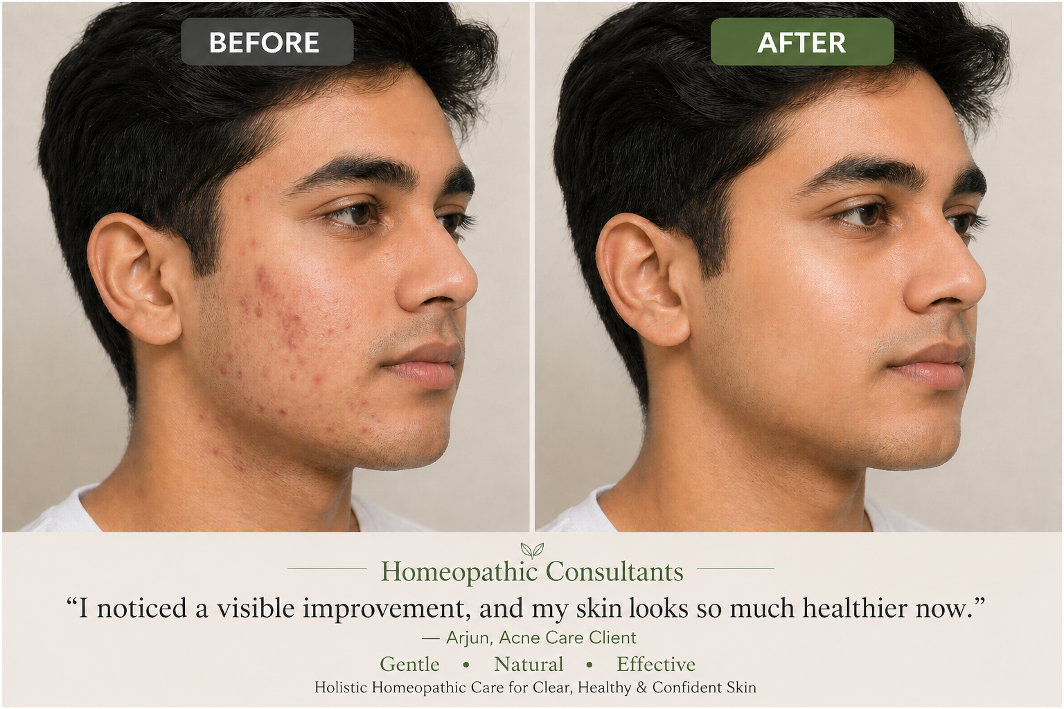 Acne before treatment