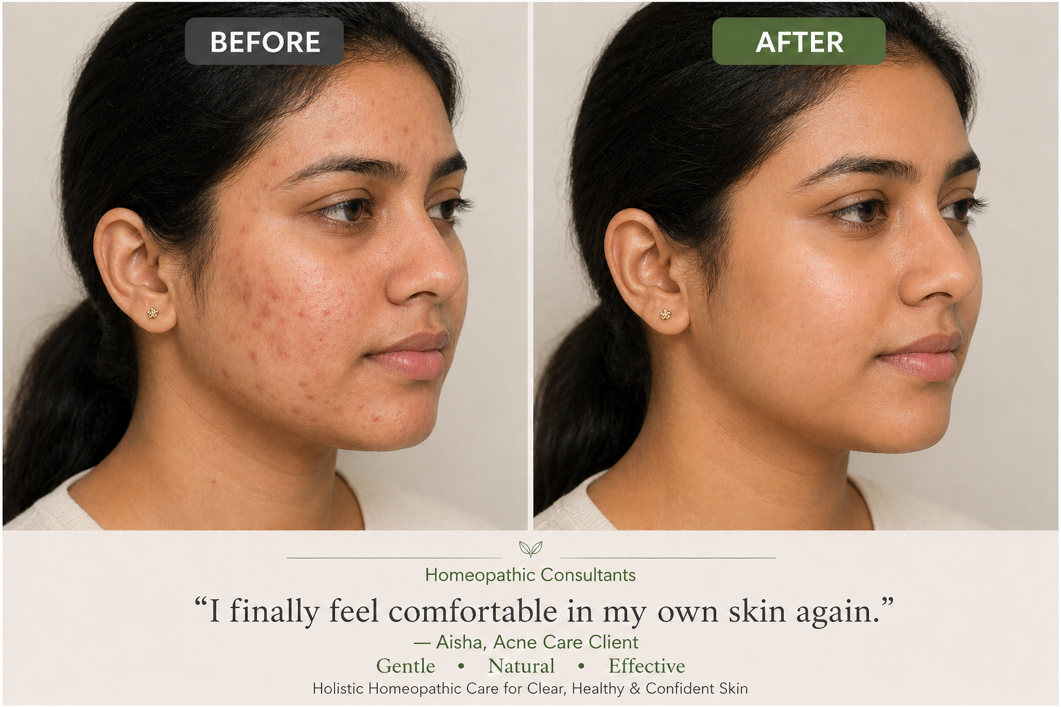 Acne before treatment
